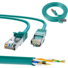 Extralink Kat.6 FTP 1m | LAN Patchcord | Vara vītā pāra vads, 1Gbps