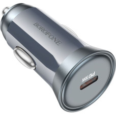 Borofone Car charger BZ26 Searcher - Typ C - PD 30W 3A grey