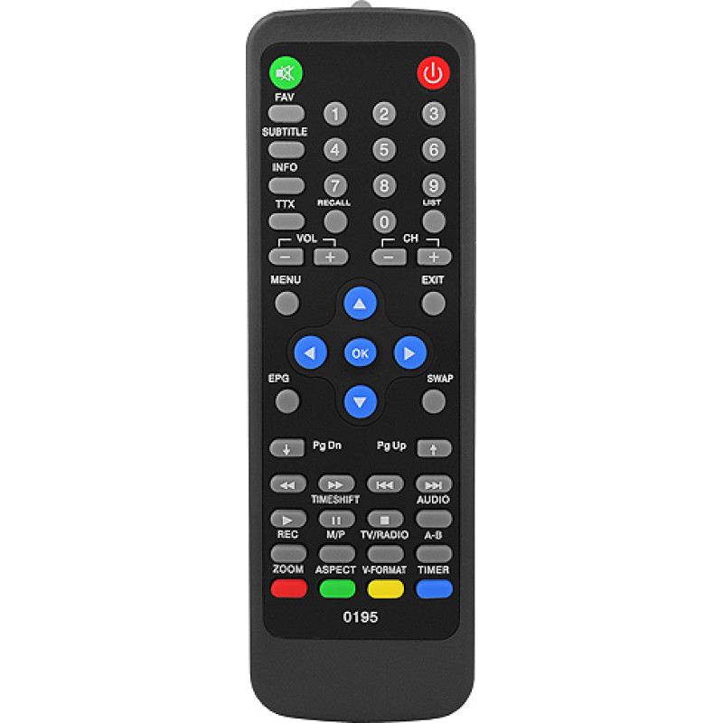 Cabletech PS Tālvadības pults DVB-T Cabletech 0195, Manta DVB-T06 Ver.II