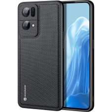 Dux Ducis Fino case cover covered with nylon material Oppo Reno7 Pro 5G black