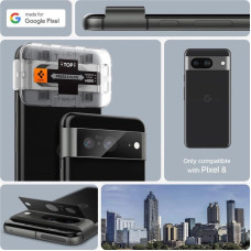 Spigen Glas.tR EZ Fit Optik Camera Protector for Google Pixel 8 - black 2 pcs.