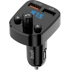 Budi Car transmitter with microphone Budi T03, USB QC 3.0 + USB