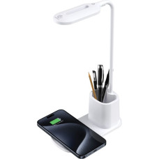 Rebeltec Desk Lamp with Inductive Charging QI Rebeltec W601 15W High Speed W601 white