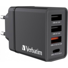 Lādētājs Verbatim Wall Charger 30W Black