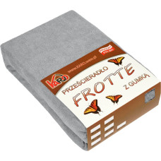 Frotē pieguļošs palags 70x140 pelēks 060 biezs 200g/m2