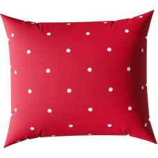 Ziemassvētku spilvendrāna 70x80 3B sarkana balta polka dots kokvilnas Xmass