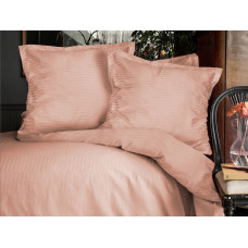 Satīna gultas veļa 160x200 Rythm Powder rozā pūderis Luxury Premium