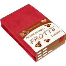 Frotē pieguļošs palags 60x120 sarkans 024 biezs 200g/m2