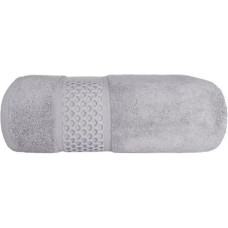 Rete dvielis 50x90 pelēks frotē 650 g/m2 kokvilnas dzija ar divām cilpām soft touch 24/2