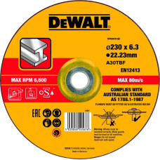 Dewalt-Akcesoria metāla slīpēšanas disks 230 mm, biezums 6,3 mm DEWALT [DT43919-QZ]