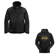 Snickers vīriešu ziemas jaka, melna, XXL izmērs, 1148-0404 AllroundWork [11480404008] + BEZMAKSAS sporta krekls