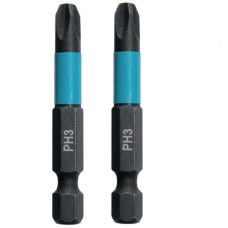 Makita-Akcesoria 2 Philips triecienuzgaļu komplekts PH3/50mm, IMPACT BLACK MAKITA [B-63731]