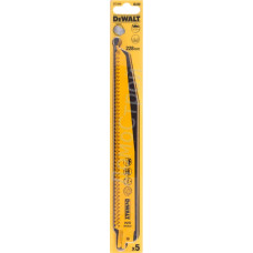 Dewalt-Akcesoria 5 bajonetes zāģa asmeņu komplekts kokam, 228mm, DEWALT [DT2349-QZ]