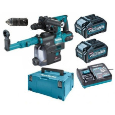 Makita-Maszyny SDS+ akumulatora urbjmašīna, 40V max Li-Ion, 2x4.0Ah, XGT sērija Makita [HR004GM202]