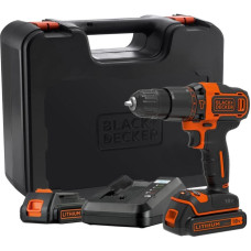 Black&Decker Black+Decker akumulatora triecienurbjmašīna [BDCHD18K1B2-QW] 18V Li-Ion, 2x2.0Ah