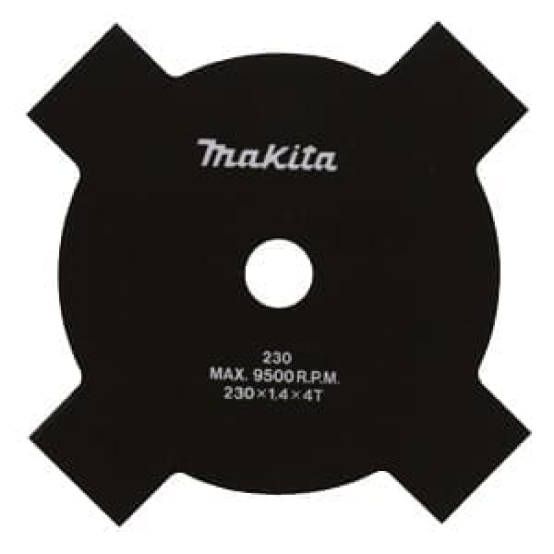 Makita-Akcesoria 4 zobu griešanas nazis krūmgriežiem, izmērs 255 x 25,4 mm, Makita [B-14124]