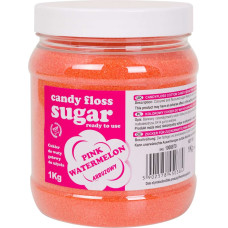 Gsg24 Krāsains cukurs kokvilnas konfektes rozā arbūza garšai 1kg