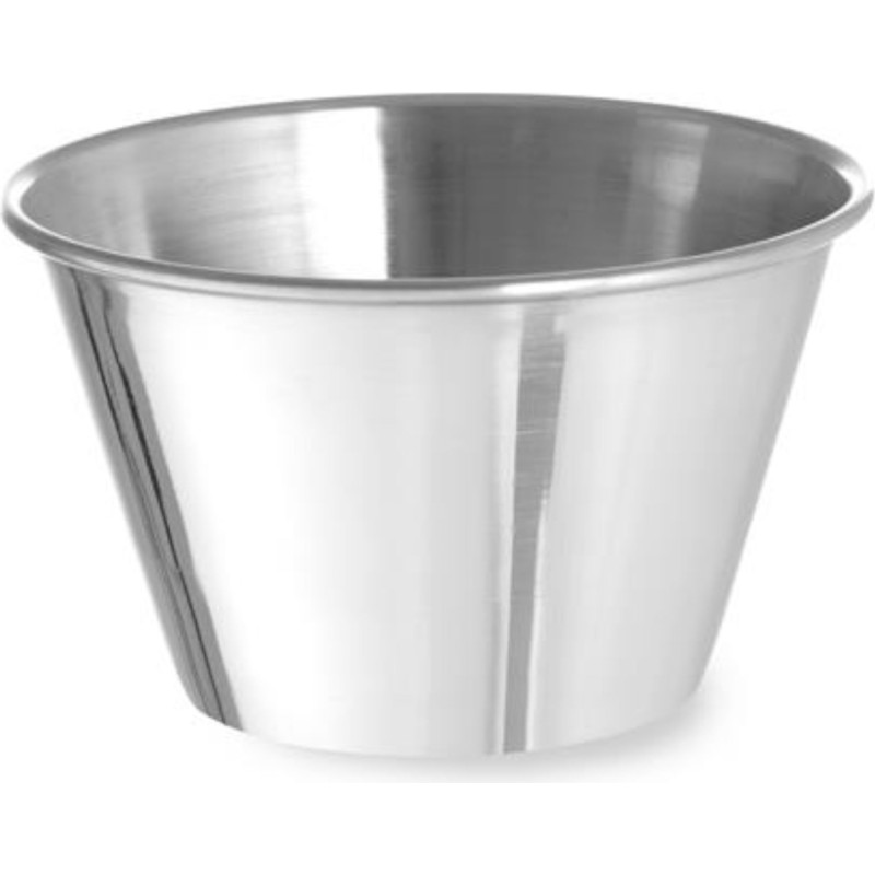 Hendi ramekin bļoda nerūsējošā tērauda mērcēšanas trauks diam. 85 mm 12 gab 175 ml - 400043