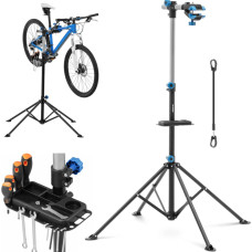 Gymrex Montāžas servisa statīvs velosipēdu remontam, salokāms 1080-1900 mm līdz 25 kg