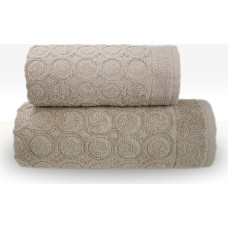 Dvielis Pepe 50x100 bēšs reljefs 450g/m2