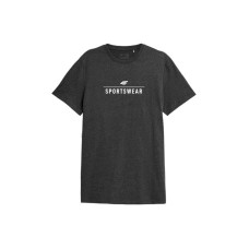 4F T-shirt M H4L22-TSM354 dark gray melange