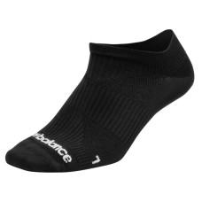 New Balance Foundation Flat Knit No Show Bk LAS55321BK socks