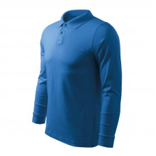 Malfini Single J polo shirt. LS M MLI-21114 azure