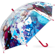 Bērnu lietussargs Frozen Frozen 2891 Anna Elsa caurspīdīgs lietussargs