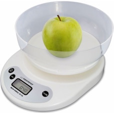 Esperanza EKS007 Kitchen scale with a bowl. White Electronic kitchen scale