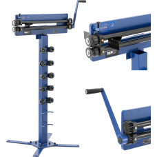 MSW Manuāla lokšņu metāla pērļošanas mašīna ar statīvu, platums 46 cm, 1,2 mm