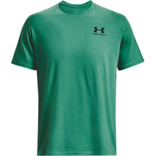 Under Armour UA Sportstyle Left Chest SS T-krekls 1326799 509 / zaļa / XXL