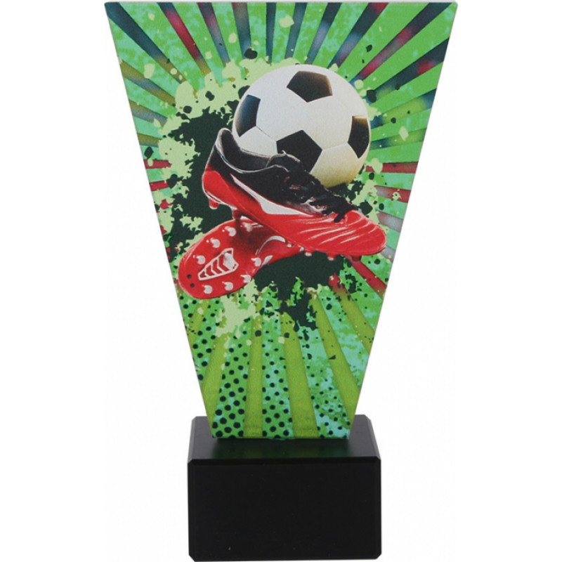 Tryumf Stikla futbola trofeja / 17,5 cm /