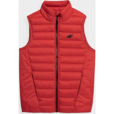 4F Gilet JSS23TVJAM008 62S / sarkans / 158 cm