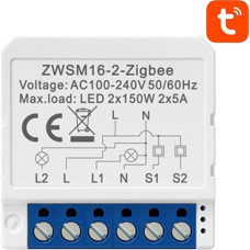 Smart Switch Module ZigBee Avatto ZWSM16-W2 TUYA