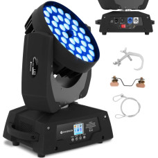 Singercon Kustīga galva DJ skatuves apgaismojuma prožektors LED 36 x 10 W RGBW