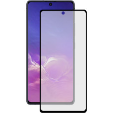 Fusion Full Glue 5D Tempered Glass Aizsargstikls Pilnam Ekrānam Samsung G770 Galaxy S10 Lite | A915 Galaxy A91 Melns