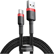 Baseus Cafule CATKLF-B91 USB-C datu un uzlādes vads 3A | PD | QC 3.0 | 100 cm melns