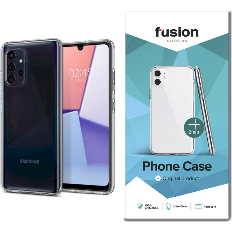 Fusion ultra clear series 2 mm silikona aizsargapvalks Samsung A726 | A725 Galaxy A72 | A72 5G caurspīdīgs (EU Blister)