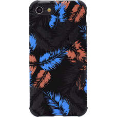 Fusion leaves case silikona aizsargapvalks Samsung A125 Galaxy A12 melns - zils