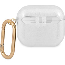 GUA3UCG4GT Guess 4G TPU Glitter Case for Airpods 3 Transparent