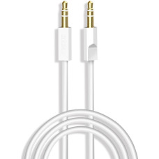 Dudao AUX mini jack 3.5mm cable 1m 3-pole stereo white (L12S white)