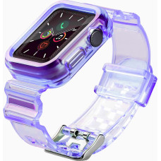 Fusion Light Set silikona siksniņa Apple Watch  42mm | 44mm | 45mm violeta