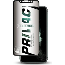 Fusion Matte Privacy Ceramic matēta aizsargplēve telefonam Apple iPhone 11 Pro | X | XS melns