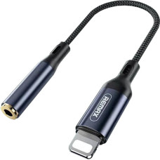 Remax Sury Series adapter Lightning - mini jack 3.5mm 0.13m graphite (RL-LA13i)