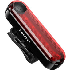 Rear bike light Superfire BTL01, USB, 230mAh