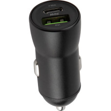 Maxlife MXCC-04 PD3.0 + QC3.0 car charger 1x USB-C 1x USB 20W black