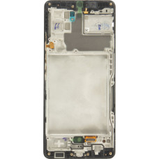 LCD display +Touch Unit + Front Cover Samsung A426B Galaxy A42 5G Black (Service Pack)