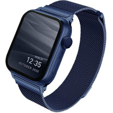 UNIQ pasek Dante Apple Watch Series 4|5|6|7|8|SE|SE2 38|40|41mm Stainless Steel niebieski|marine blue