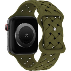 Beline pasek Apple Watch Silicone Woven 38|40|41mm oliwkowy |oliver box