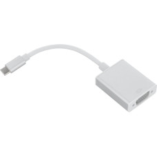 Fusion adapteris no USB-C uz VGA sudrabs